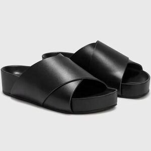 St. Agni platform cross sandal leather EU38, 8